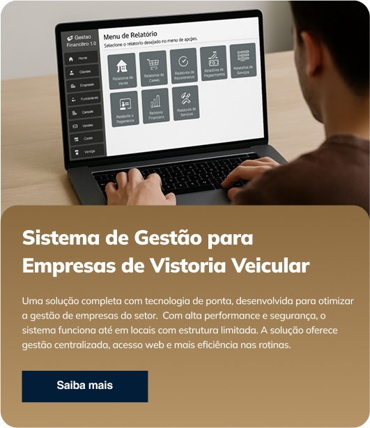 Sistema de Gestão para Empresas de Vistoria Veicular